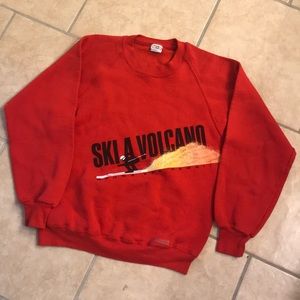 Ski A Volcano Vintage 1980s Hawaii Sweatshirt